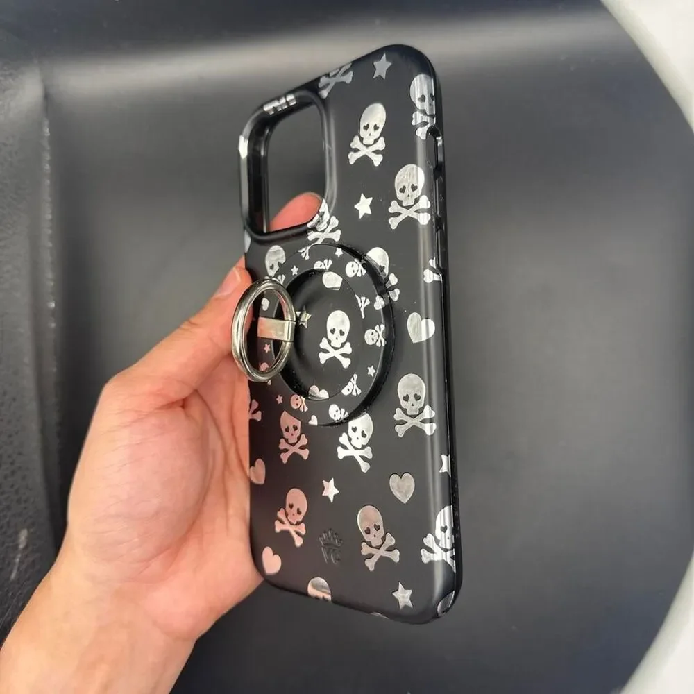 Velvet Grey and Black Phone-cases